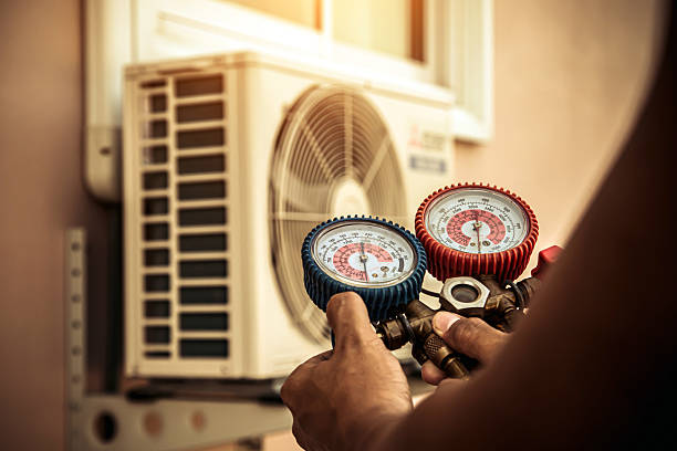 Professional Hvac Installation technician working in Falmouth, VA